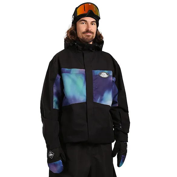 Bunda na snowboard Horsefeathers Morris black/aurora 2027 - 3
