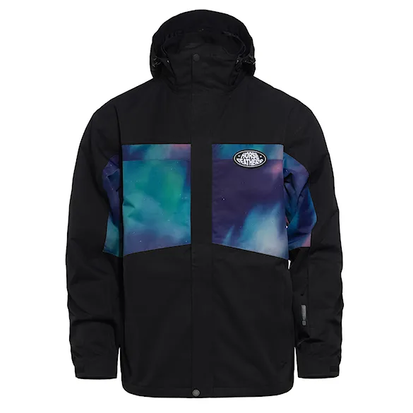 Bunda na snowboard Horsefeathers Morris black/aurora 2027 - 1