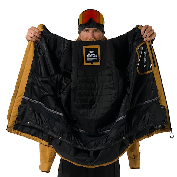 Bunda na snowboard Horsefeathers Pearl amber gold 2026 - 18