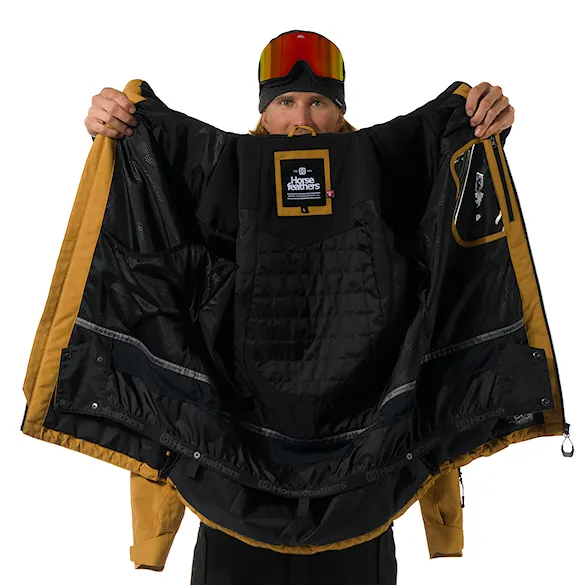 Bunda na snowboard Horsefeathers Pearl amber gold 2026 - 18