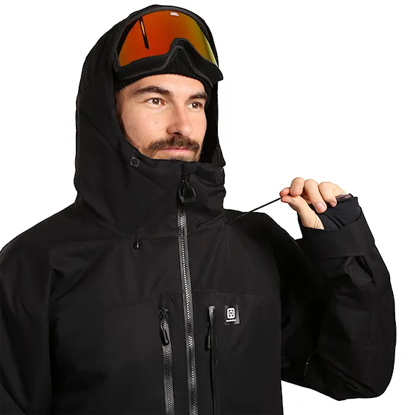 Bunda na snowboard Horsefeathers Pearl black 2027 - 4