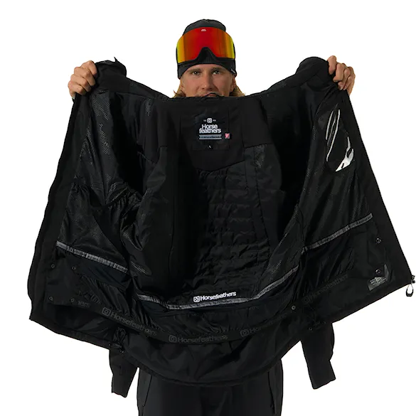 Bunda na snowboard Horsefeathers Pearl black/phantom 2026 - 17