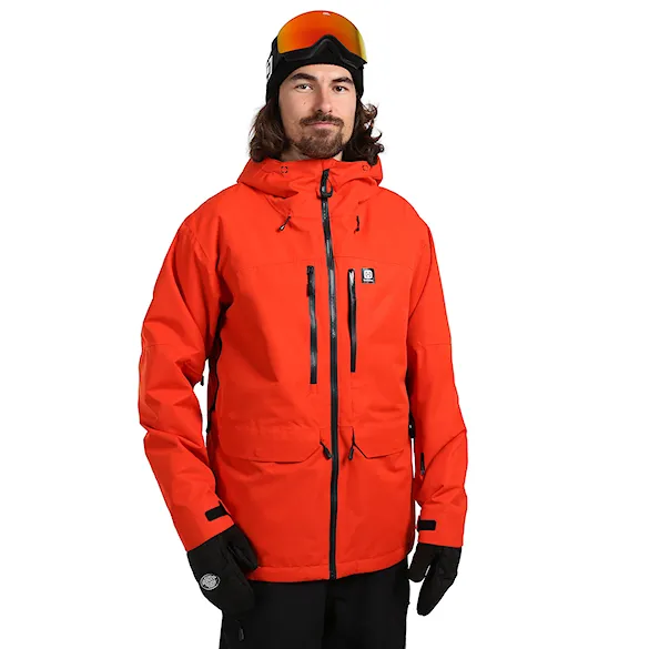 Bunda na snowboard Horsefeathers Pearl red 2027 - 5