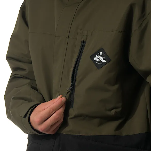 Kurtka snowboardowa Horsefeathers Ranger olive night 2026 - 10