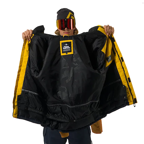 Bunda na snowboard Horsefeathers Ranger yellow/amber gold 2026 - 17