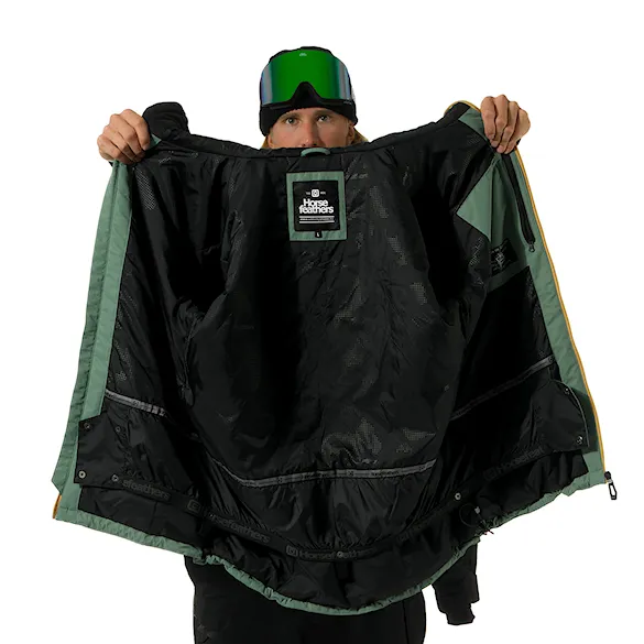 Kurtka snowboardowa Horsefeathers Recon iceberg green/black 2026 - 17