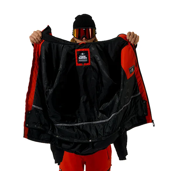 Snowboard Jacket Horsefeathers Recon red/black 2026 - 17