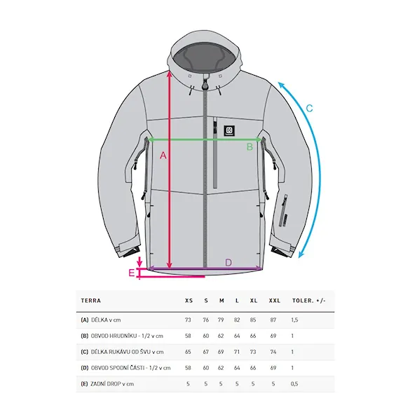 Snowboard Jacket Horsefeathers Terra moonlight blue 2026 - 4