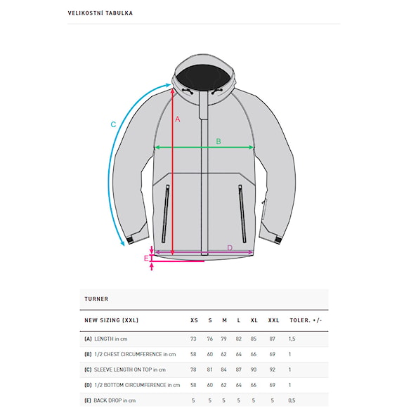 Snowboard Jacket Horsefeathers Turner blue mirage 2024 - 3