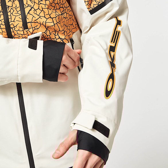 Bunda na snowboard Oakley TC Gunn 2.0 RC Shell Jacket yellow crackle pt/white 2023 - 12