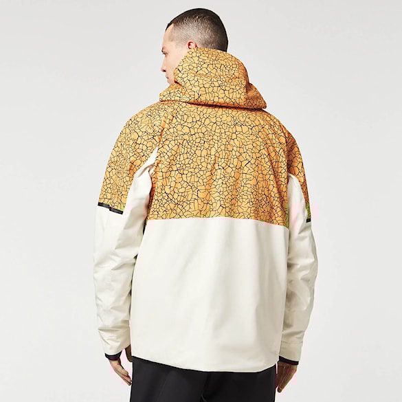 Bunda na snowboard Oakley TC Gunn 2.0 RC Shell Jacket yellow crackle pt/white 2023 - 2