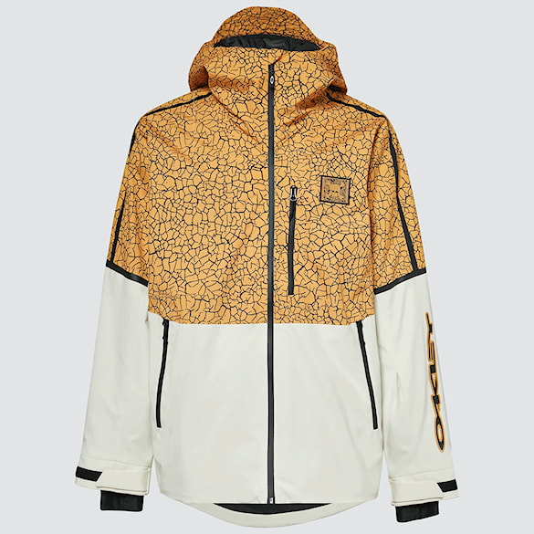Bunda na snowboard Oakley TC Gunn 2.0 RC Shell Jacket yellow crackle pt/white 2023 - 6