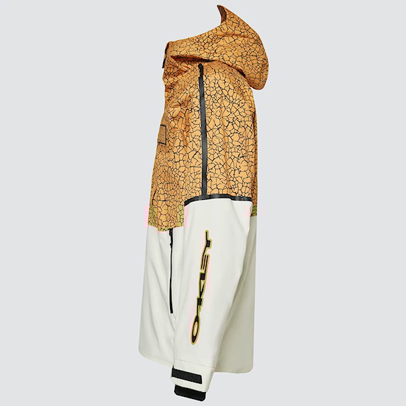 Bunda na snowboard Oakley TC Gunn 2.0 RC Shell Jacket yellow crackle pt/white 2023 - 7