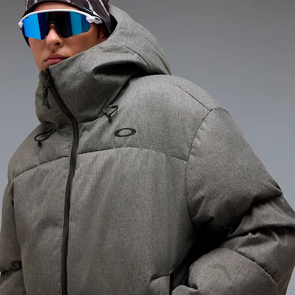 Bunda na snowboard Oakley W. Icicle Cropped Jacket cement melange 2027 - 5