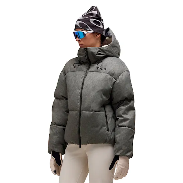 Bunda na snowboard Oakley W. Icicle Cropped Jacket cement melange 2027 - 1