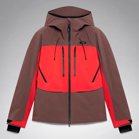 Bunda na snowboard Oakley W. Kendall Rc Shell Jacket dark umber/hibiscus red 2027 - 3