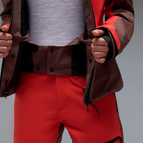 Bunda na snowboard Oakley W. Kendall Rc Shell Jacket dark umber/hibiscus red 2027 - 5
