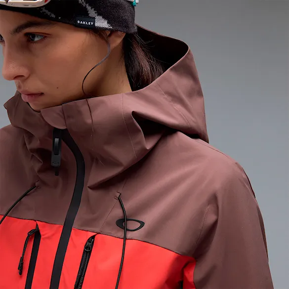 Bunda na snowboard Oakley W. Kendall Rc Shell Jacket dark umber/hibiscus red 2027 - 6