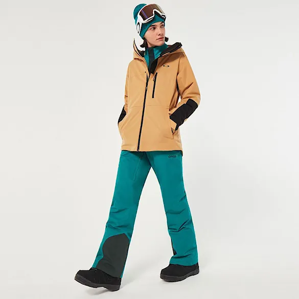 Snowboard Jacket Oakley WMS Camellia Core Insulated Jacket light curry 2023 - 8