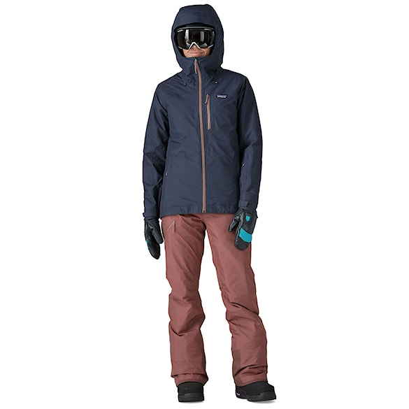 Nohavice na snowboard Patagonia W's Insulated Powder Town Pants - Reg dulse mauve 2025 - 3
