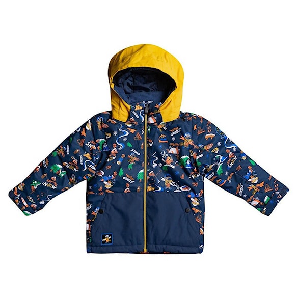 Bunda na snowboard Quiksilver Little Mission Kids insignia blue snow aloha 2023 - 2