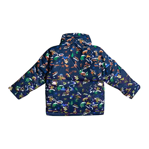 Bunda na snowboard Quiksilver Little Mission Kids insignia blue snow aloha 2023 - 5