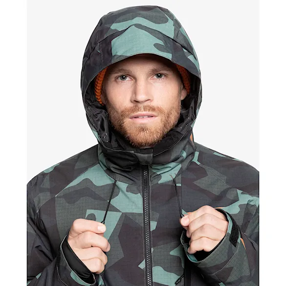 Kurtka snowboardowa Quiksilver Mission Printed Jacket puzzle camo sea spray 2025 - 6