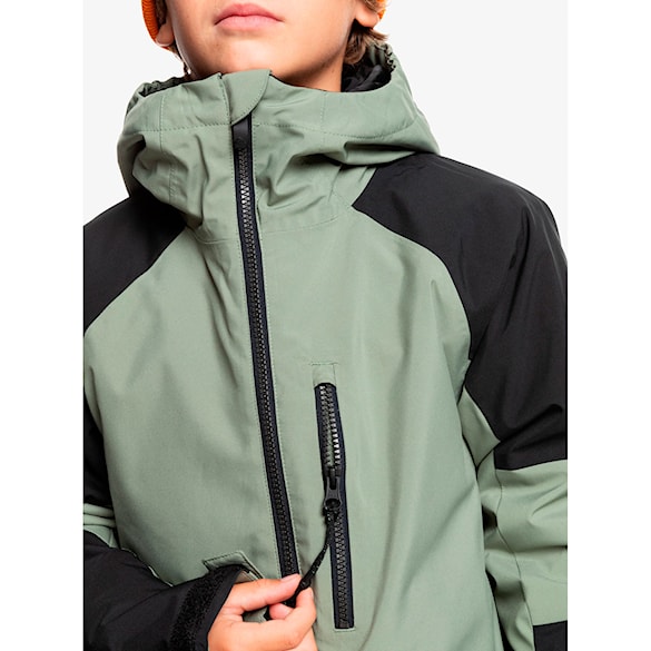 Bunda na snowboard Quiksilver Quest Youth Jacket sea spray 2025 - 5