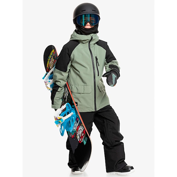 Bunda na snowboard Quiksilver Quest Youth Jacket sea spray 2025 - 6