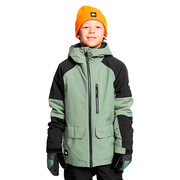 Bunda na snowboard Quiksilver Quest Youth Jacket sea spray 2025 - 1