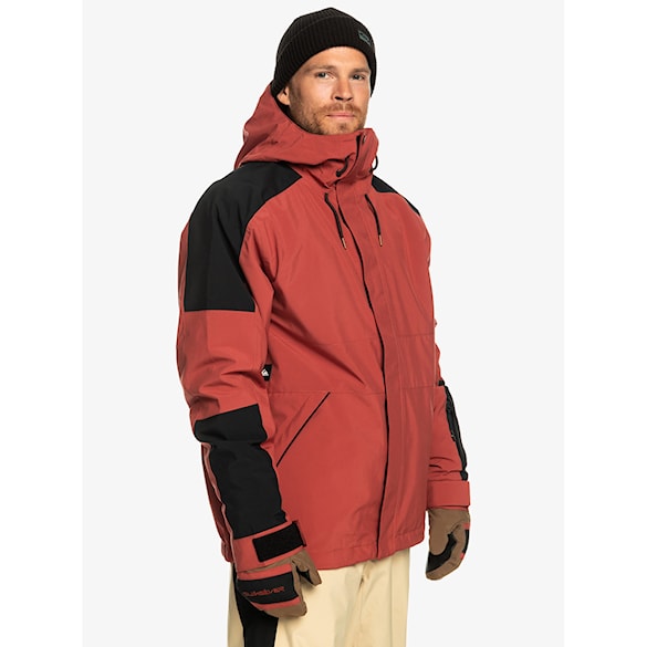 Bunda na snowboard Quiksilver Radicalo marsala 2024 - 3
