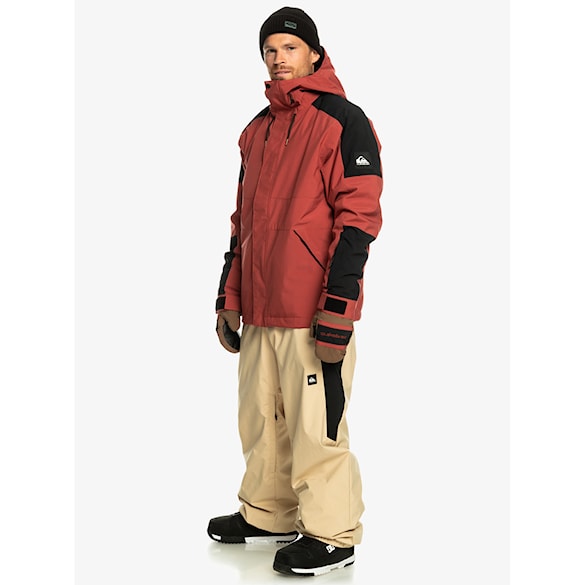 Bunda na snowboard Quiksilver Radicalo marsala 2024 - 4