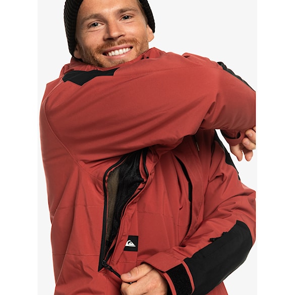 Bunda na snowboard Quiksilver Radicalo marsala 2024 - 6