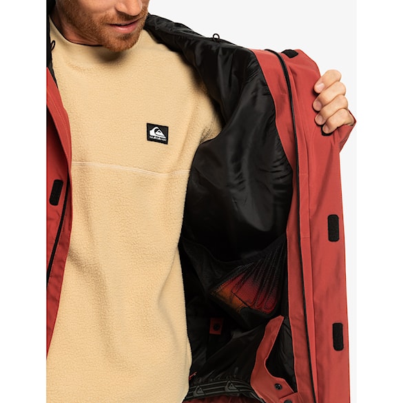 Bunda na snowboard Quiksilver Radicalo marsala 2024 - 8