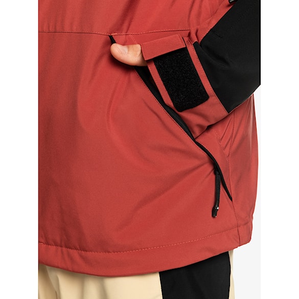 Bunda na snowboard Quiksilver Radicalo marsala 2024 - 9