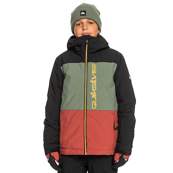 Bunda na snowboard Quiksilver Side Hit Youth true black 2024 - 1