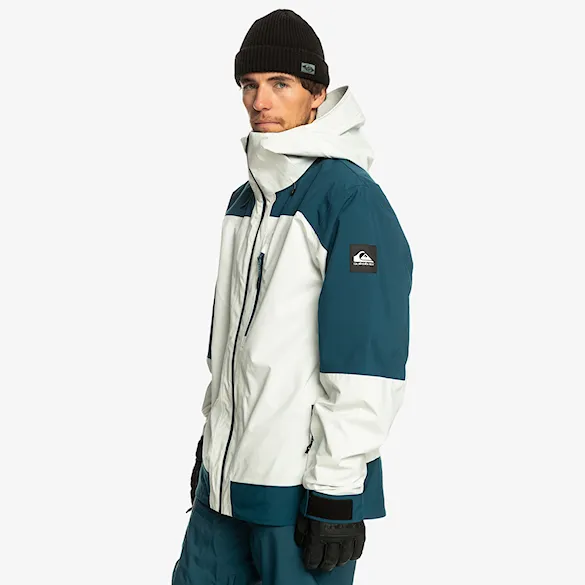 Kurtka snowboardowa Quiksilver Ultralight 20K nimbus cloud 2024 - 3