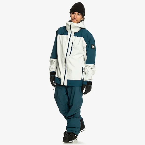Kurtka snowboardowa Quiksilver Ultralight 20K nimbus cloud 2024 - 4