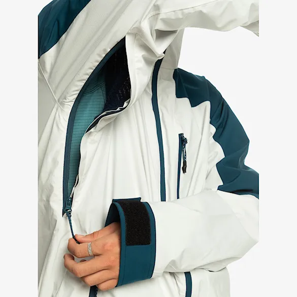 Kurtka snowboardowa Quiksilver Ultralight 20K nimbus cloud 2024 - 6