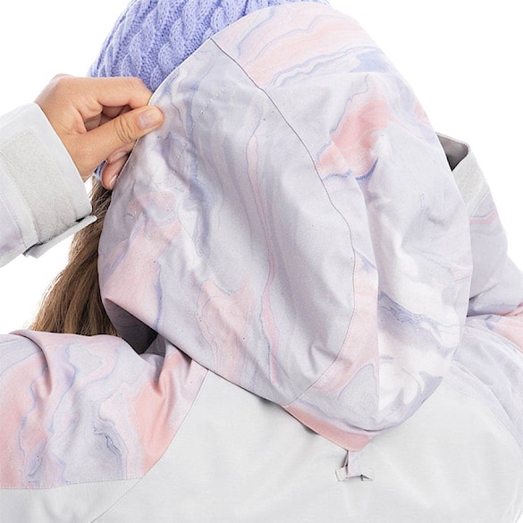 Bunda na snowboard Roxy Chloe Kim Overhead grey violet marble 2023 - 6