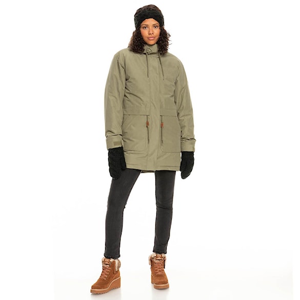 Kurtka snowboardowa Roxy Dawn View deep lichen green 2023 - 10