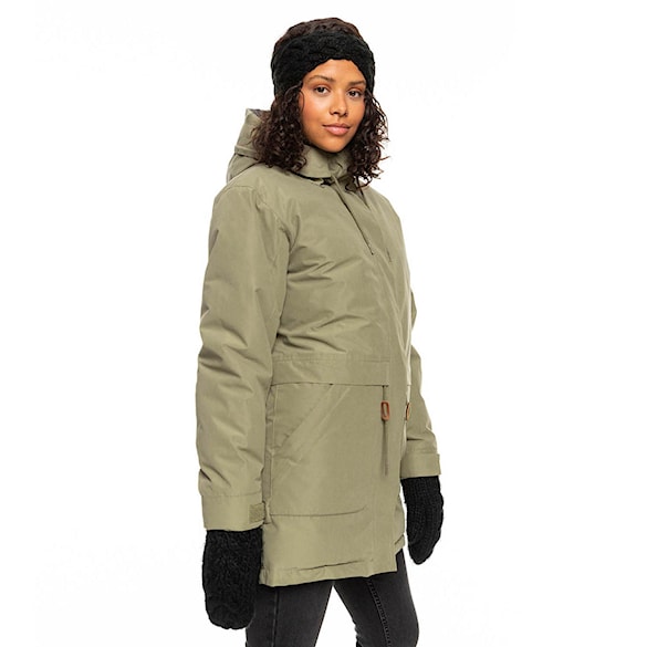 Kurtka snowboardowa Roxy Dawn View deep lichen green 2023 - 3