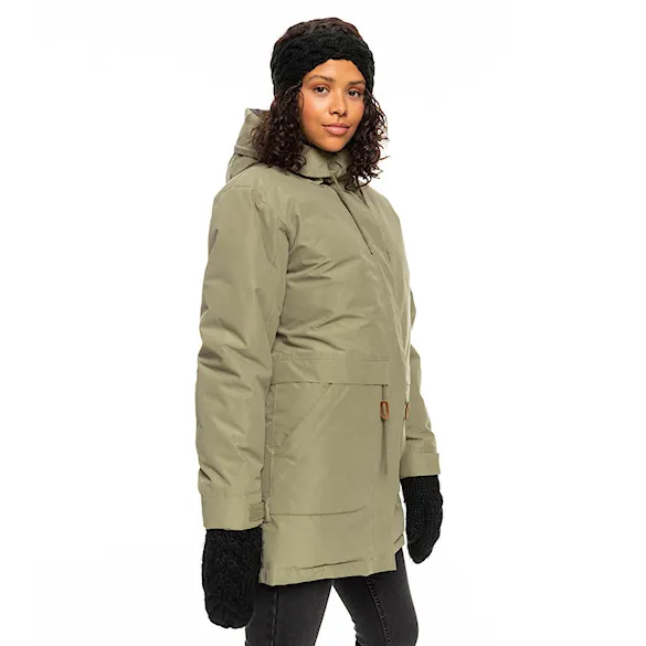 Kurtka snowboardowa Roxy Dawn View deep lichen green 2023 - 3