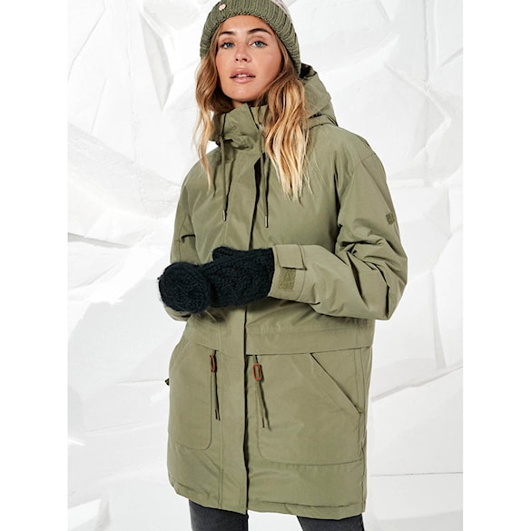 Kurtka snowboardowa Roxy Dawn View deep lichen green 2023 - 5