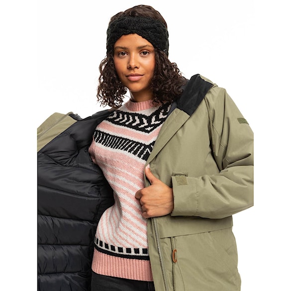 Kurtka snowboardowa Roxy Dawn View deep lichen green 2023 - 9