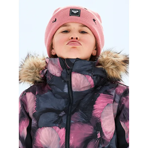 Snowboard Jacket Roxy Jet Ski Girl true black pansy pansy rg 2024 - 10