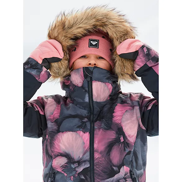 Snowboard Jacket Roxy Jet Ski Girl true black pansy pansy rg 2024 - 11