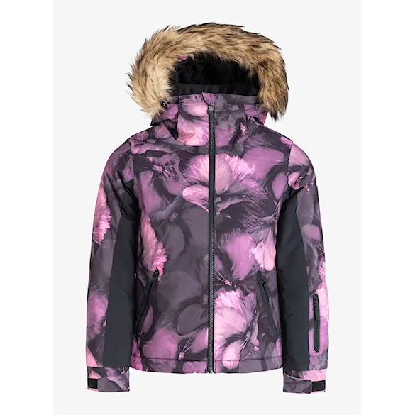 Snowboard Jacket Roxy Jet Ski Girl true black pansy pansy rg 2024 - 12
