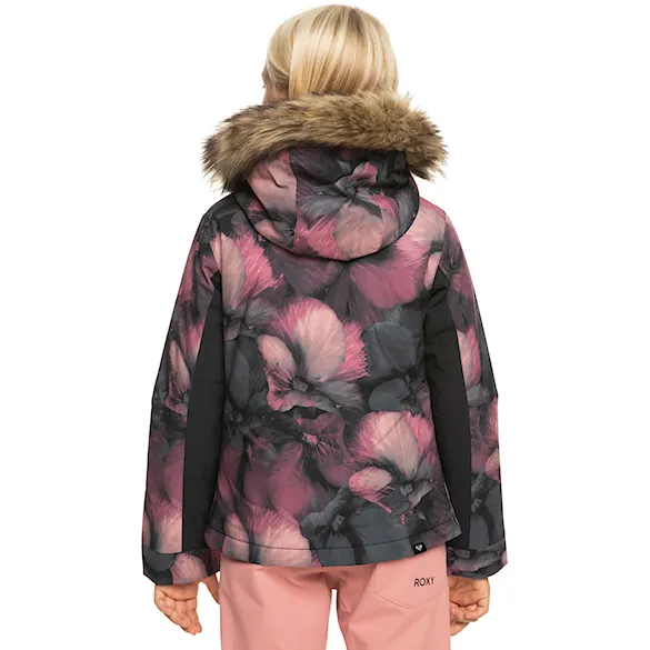 Snowboard Jacket Roxy Jet Ski Girl true black pansy pansy rg 2024 - 4
