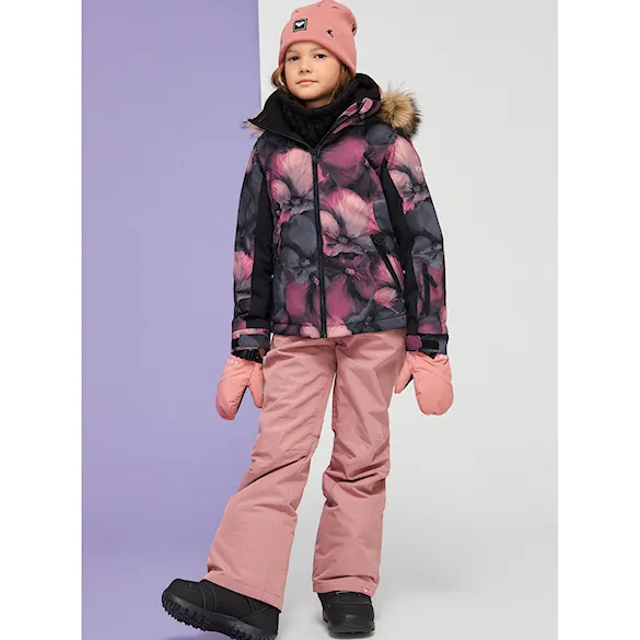 Snowboard Jacket Roxy Jet Ski Girl true black pansy pansy rg 2024 - 7